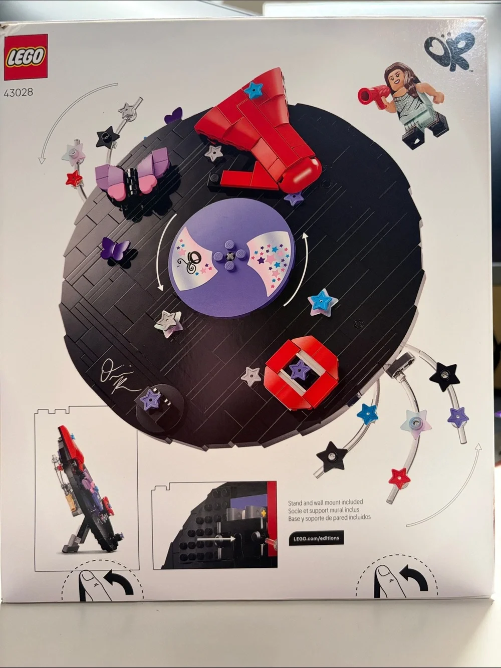 BRAND NEW Olivia Rodrigo Vinyl Lego Set